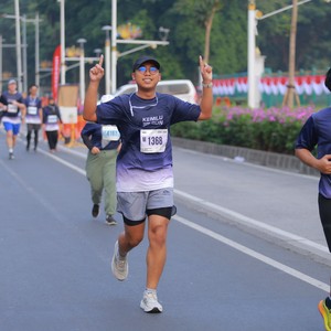 Race photo from KEMLU RUN 2026
