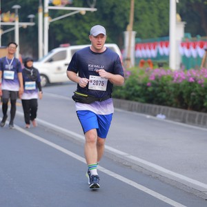 Race photo from KEMLU RUN 2026
