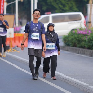 Race photo from KEMLU RUN 2026