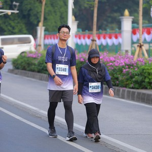 Race photo from KEMLU RUN 2026