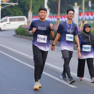 Race photo from KEMLU RUN 2026