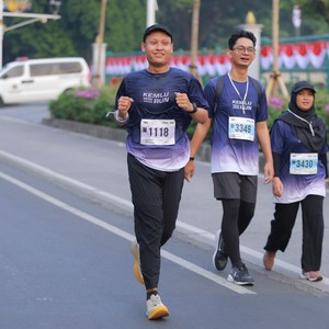 Race photo from KEMLU RUN 2026