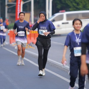 Race photo from KEMLU RUN 2026