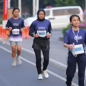 Race photo from KEMLU RUN 2026