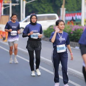 Race photo from KEMLU RUN 2026