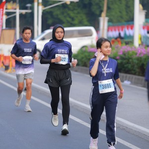 Race photo from KEMLU RUN 2026