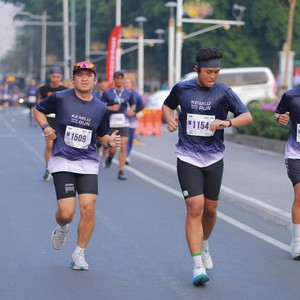 Race photo from KEMLU RUN 2026