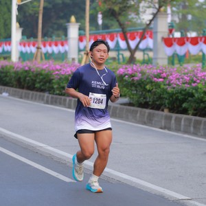 Race photo from KEMLU RUN 2026