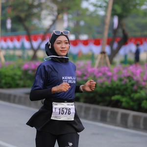 Race photo from KEMLU RUN 2026