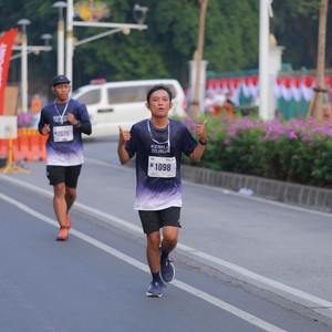 Race photo from KEMLU RUN 2026