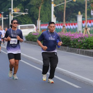 Race photo from KEMLU RUN 2026