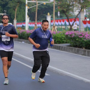 Race photo from KEMLU RUN 2026
