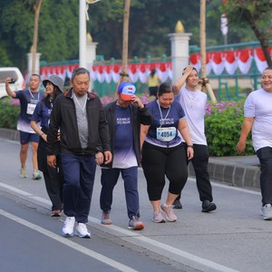 Race photo from KEMLU RUN 2026