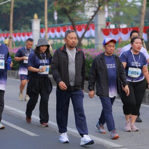 Race photo from KEMLU RUN 2026