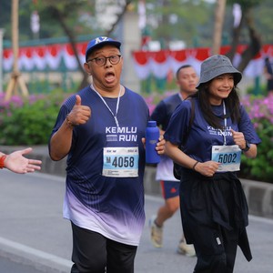 Race photo from KEMLU RUN 2026