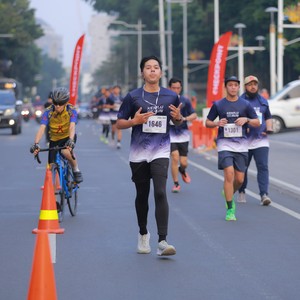 Race photo from KEMLU RUN 2026