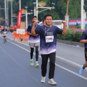 Race photo from KEMLU RUN 2026