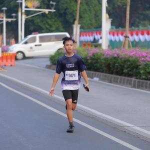 Race photo from KEMLU RUN 2026