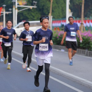 Race photo from KEMLU RUN 2026