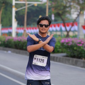 Race photo from KEMLU RUN 2026