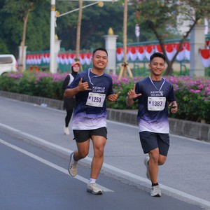 Race photo from KEMLU RUN 2026