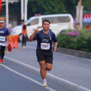 Race photo from KEMLU RUN 2026