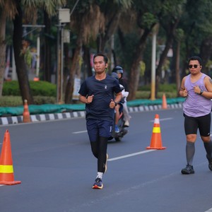 Race photo from KEMLU RUN 2026