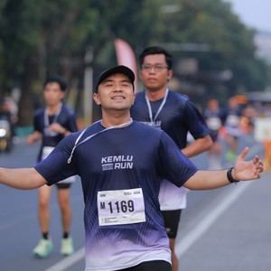 Race photo from KEMLU RUN 2026