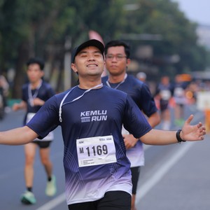 Race photo from KEMLU RUN 2026