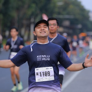Race photo from KEMLU RUN 2026
