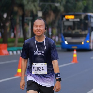 Race photo from KEMLU RUN 2026