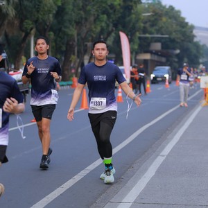 Race photo from KEMLU RUN 2026