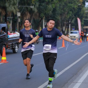Race photo from KEMLU RUN 2026