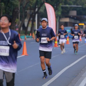 Race photo from KEMLU RUN 2026