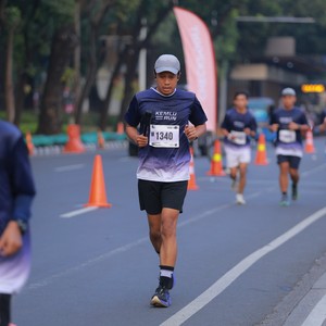 Race photo from KEMLU RUN 2026