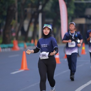 Race photo from KEMLU RUN 2026