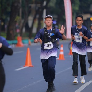 Race photo from KEMLU RUN 2026