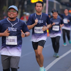 Race photo from KEMLU RUN 2026