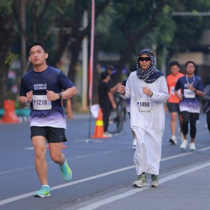 Race photo from KEMLU RUN 2026