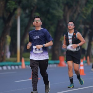 Race photo from KEMLU RUN 2026