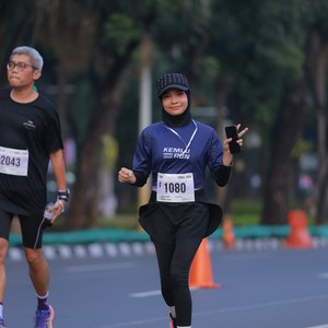 Race photo from KEMLU RUN 2026