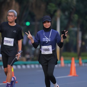 Race photo from KEMLU RUN 2026