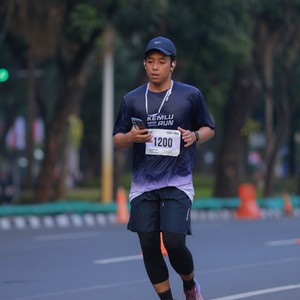 Race photo from KEMLU RUN 2026