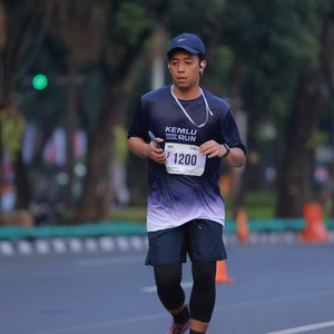Race photo from KEMLU RUN 2026