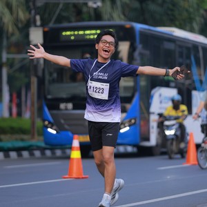 Race photo from KEMLU RUN 2026