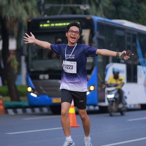 Race photo from KEMLU RUN 2026