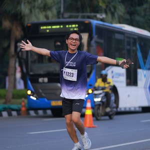 Race photo from KEMLU RUN 2026