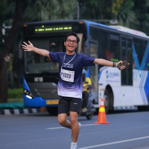 Race photo from KEMLU RUN 2026