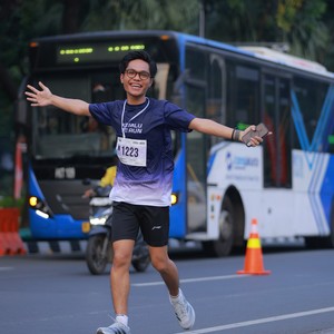 Race photo from KEMLU RUN 2026