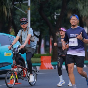Race photo from KEMLU RUN 2026